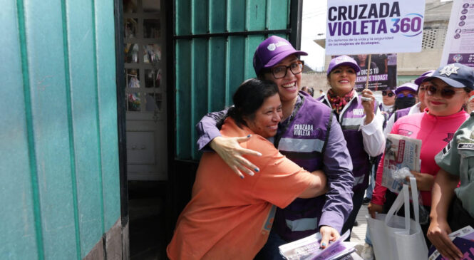 ARRANCA AZUCENA CISNEROS TOQUE DE PUERTAS DE LA CRUZADA VIOLETA 360