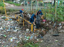 RETIRAN MÁS DE 40 TONELADAS DE AZOLVE DE LA PRESA EL ÁNGULO PARA PREVENIR INUNDACIONES