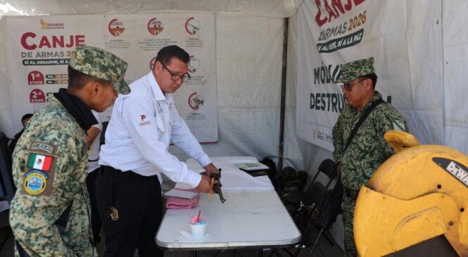 INICIA HUIXQUILUCAN CAMPAÑA “CANJE DE ARMAS 2026”