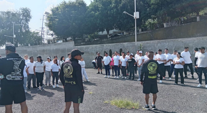 FORTALECE PEDRO RODRÍGUEZ A LA POLICÍA DE ATIZAPÁN CON MEJORES CONDICIONES LABORALES Y EQUIPAMIENTO