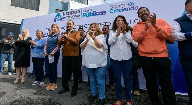 ATIZAPÁN ARRANCA OBRAS PARA REHABILITAR MÁS DE 10 MIL METROS CUADRADOS DE VIALIDADES Y ESPACIOS PÚBLICOS