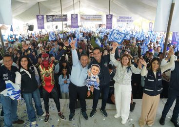 SAN MATEO ATENCO SE PINTARÁ DE AZUL EN EL 2027 ASEGURA ENRIQUE VARGAS