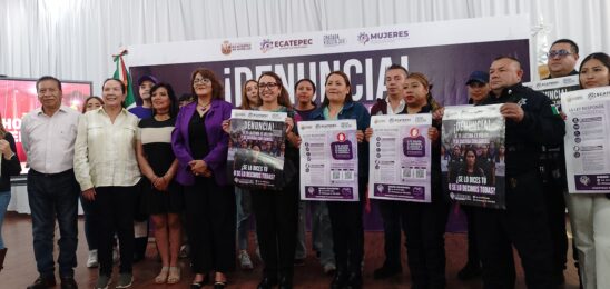 ECATEPEC VA CASA POR CASA CONTRA LA VIOLENCIA FAMILIAR CON LA CRUZADA VIOLETA 360