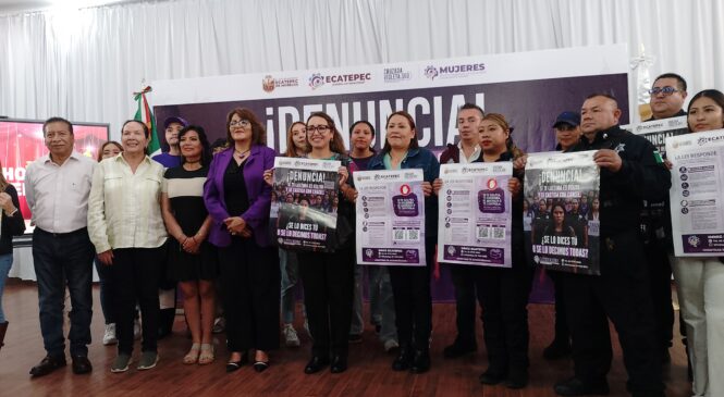 ECATEPEC VA CASA POR CASA CONTRA LA VIOLENCIA FAMILIAR CON LA CRUZADA VIOLETA 360