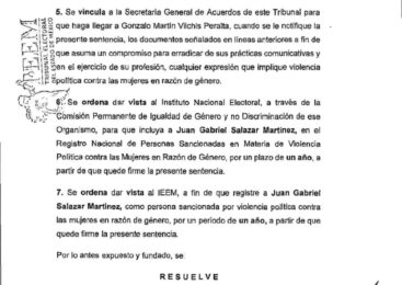 RESUELVE EL TEEM QUE EX DIRECTOR DE COMUNICACIÓN SOCIAL DE ECATEPEC COMETIÓ VIOLENCIA POLÍTICA CONTRA DE AZUCENA CISNEROS