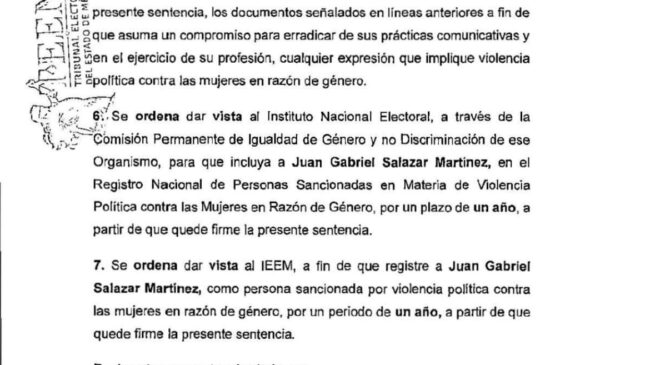 RESUELVE EL TEEM QUE EX DIRECTOR DE COMUNICACIÓN SOCIAL DE ECATEPEC COMETIÓ VIOLENCIA POLÍTICA CONTRA DE AZUCENA CISNEROS