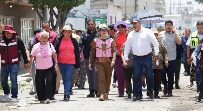 PROYECTA ECATEPEC ABATIR EN MÁS DEL 50 POR CIENTO EL REZAGO EN PAVIMENTACIONES, AGUA Y DRENAJE