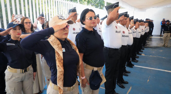 FORTALECE NAUCALPAN SU ESTRATEGIA DE SEGURIDAD CON NUEVA GENERACIÓN DE ELEMENTOS DE LA GUARDIA MUNICIPAL Y MÁS TECNOLOGÍA