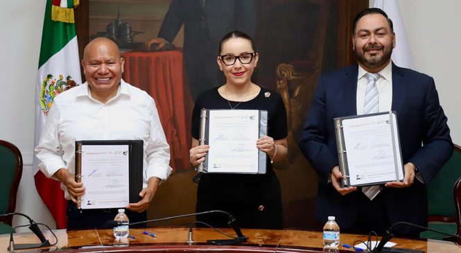 RACIEL PÉREZ CRUZ FIRMA CONVENIO DE COLABORACIÓN CON EL INSUS PARA DAR CERTEZA JURÍDICA AL PATRIMONIO DE MILES DE FAMILIAS EN TLALNEPANTLA