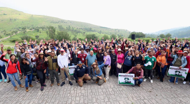 CON ACCIONES TLALNEPANTLA SE SUMA A JORNADA NACIONAL DE REFORESTACIÓN EN LA SIERRA DE GUADALUPE