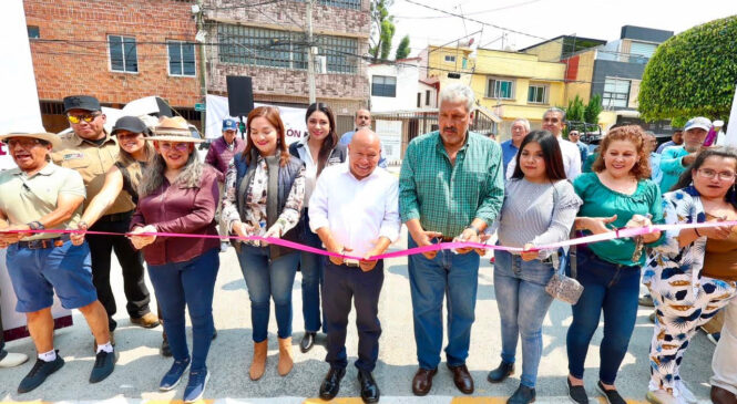 MEJORA GOBIERNO DE TLALNEPANTLA INFRAESTRUCTURA VIAL EN JARDINES DE BELLAVISTA CON INVERSIÓN SUPERIOR A LOS 4.5 MILLONES DE PESOS