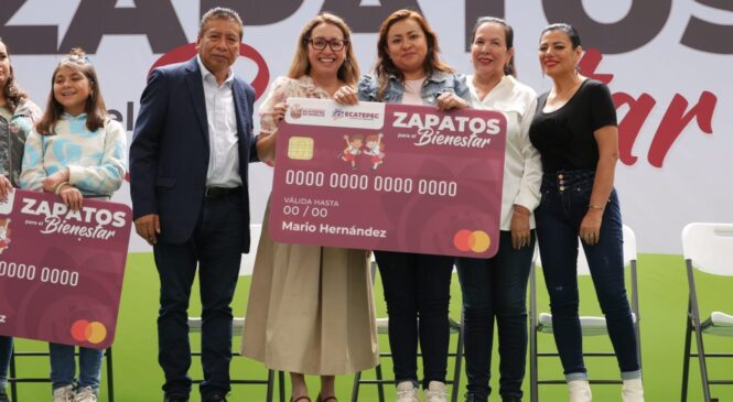 INICIA AZUCENA CISNEROS ENTREGA DE 35 MIL APOYOS DEL PROGRAMA “ZAPATOS PARA EL BIENESTAR”