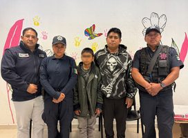 LOCALIZAN A MENOR EXTRAVIADO Y LO REINTEGRAN CON SU FAMILIA EN TLALNEPANTLA