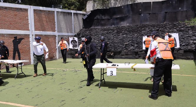POLICÍAS DE TLALNEPANTLA ENFRENTAN PRUEBAS TÁCTICAS EN TORNEO ESTATAL