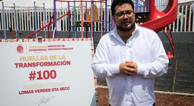 NAUCALPAN ALCANZA 100 HUELLAS DE LA TRANSFORMACIÓN; RESCATA ESPACIOS Y LLEVA JUSTICIA URBANA A LAS COMUNIDADES