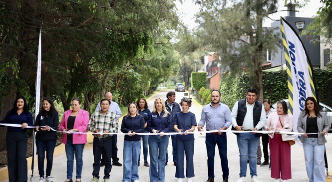 ENTREGA HUIXQUILUCAN NUEVAS CALLES REPAVIMENTADAS EN LA HERRADURA Y TECAMACHALCO