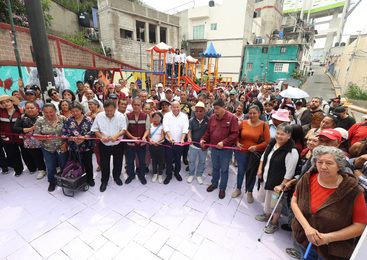 TLALNEPANTLA REHABILITA ESPACIO PÚLICO EN LOMAS DE SAN JUAN IXHUATEPEC
