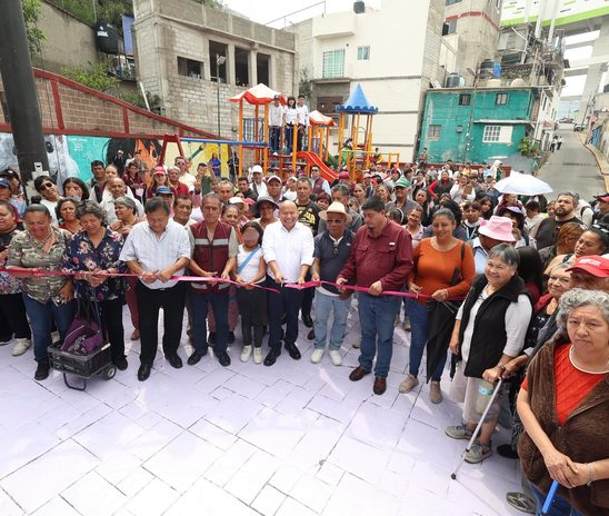 TLALNEPANTLA REHABILITA ESPACIO PÚLICO EN LOMAS DE SAN JUAN IXHUATEPEC