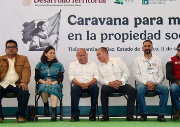 IMPULSAN EN TLALNEPANTLA PROGRAMA “CARAVANAS PARA MUJERES EN LA PROPIEDAD SOCIAL” Y AVANZAN EN LA ENTREGA DE TÍTULOS DE PROPIEDAD