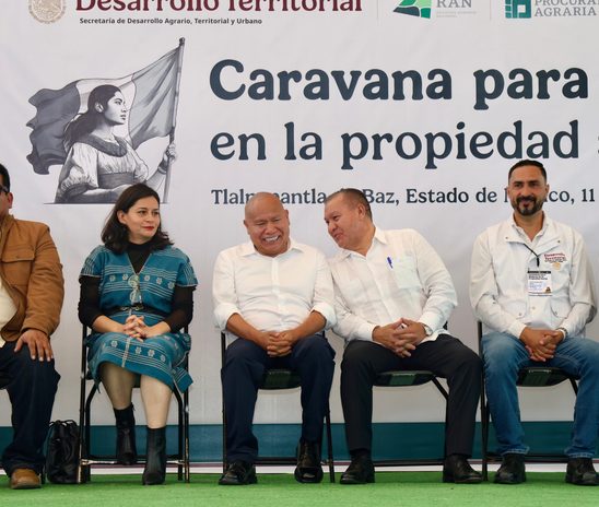 IMPULSAN EN TLALNEPANTLA PROGRAMA “CARAVANAS PARA MUJERES EN LA PROPIEDAD SOCIAL” Y AVANZAN EN LA ENTREGA DE TÍTULOS DE PROPIEDAD