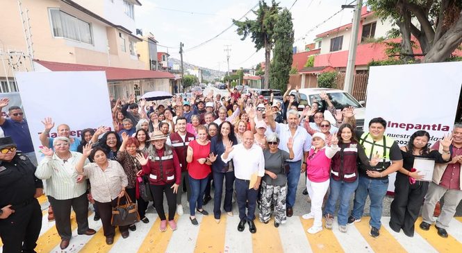 ENTREGAN REPAVIMENTACIÓN DE CALLES EN JARDINES DE BELLAVISTA