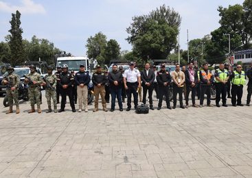 DESPLIEGAN MÁS DE 300 ELEMENTOS DE SEGURIDAD POR FIESTAS PATRIAS EN ECATEPEC