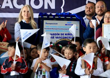APOYA “ACCIÓN POR LA EDUCACIÓN” EL APRENDIZAJE DE MÁS DE 270 ESTUDIANTES DE HUIXQUILUCAN