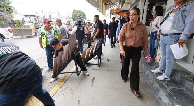 CON LA APLICACIÓN ECATEPEC SIN MORDIDAS, AZUCENA CISNEROS INTENSIFICA OPERATIVOS DE RASTRILLO SOCIAL