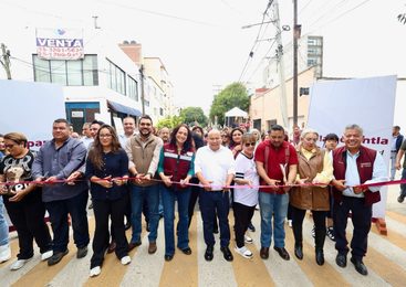 INAUGURA RACIEL PÉREZ CRUZ OBRAS DE REPAVIMENTACIÓN PARA MEJORAR LA MOVILIDAD EN TLALNEPANTLA CENTRO
