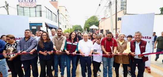 INAUGURA RACIEL PÉREZ CRUZ OBRAS DE REPAVIMENTACIÓN PARA MEJORAR LA MOVILIDAD EN TLALNEPANTLA CENTRO