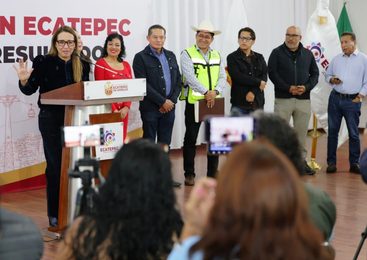 CON EL PLAN ORIENTE, ECATEPEC RECIBE INVERSIÓN DE MÁS DE 3 MIL MILLONES DE PESOS: AZUCENA CISNEROS
