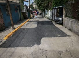 CREA GOBIERNO DE NAUCALPAN NUEVO SENDERO SEGURO Y LUMINOSO EN LA RAQUELITO