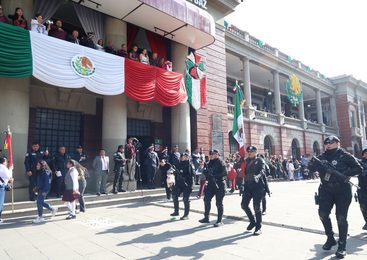 REALIZA TLALNEPANTLA DESFILE CÍVICO-MILITAR POR EL 216 ANIVERSARIO DE LA INDEPENDENCIA DE MÉXICO