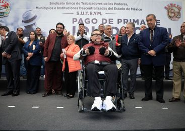 TRAS 8 AÑOS DE INTERRUPCIÓN, GOBIERNO DE NAUCALPAN PAGA PRIMA DE JUBILACIÓN A 38 TRABAJADORES SINDICALIZADOS DEL MUNICIPIO