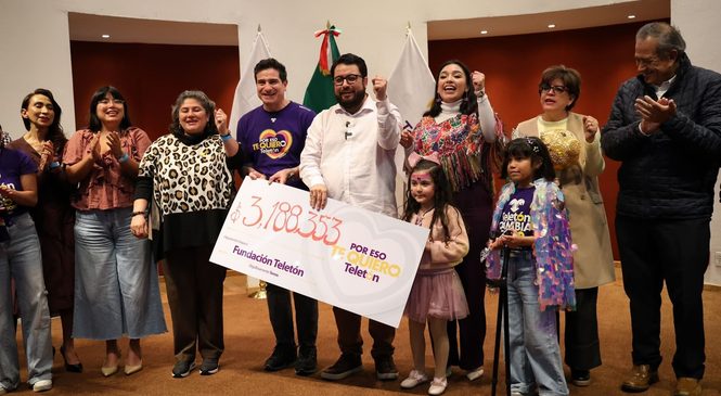 NAUCALPAN DUPLICA SU APORTACIÓN AL TELETÓN Y REÚNE 3 MILLONES 188 MIL 353 PESOS CON EL ESFUERZO DEL DIF MUNICIPAL