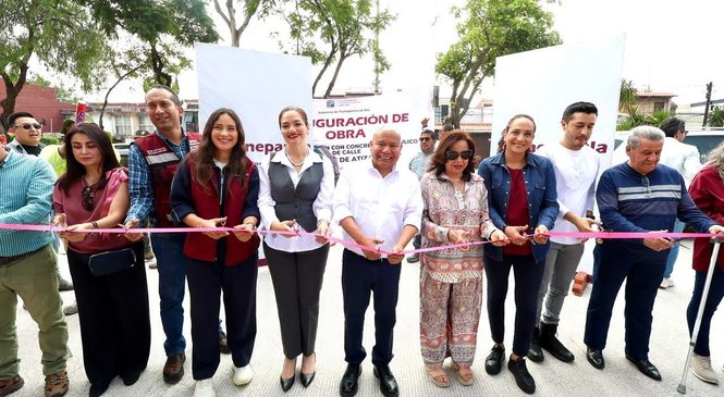 REHABILITAN CALLE EN VIVEROS DE LA LOMA CON CONCRETO HIDRÁULICO EN TLALNEPANTLA