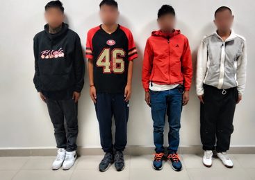 DETIENEN A 4 HOMBRES INVESTIGADOS POR HOMICIDIOS EN NAUCALPAN Y EN EL OPERATIVO BALEAN A MANDO POLICIAL