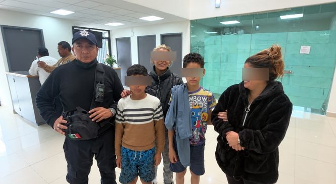 CÉLULA DE BÚSQUEDA DE TLALNEPANTLA LOCALIZA A DOS MENORES Y LOS REINTEGRA CON SUS FAMILIAS