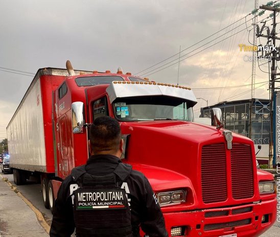 ECATEPEC DISMINUYE 43.8 POR CIENTO EL ROBO A TRANSPORTE DE CARGA MEDIANTE OPERATIVOS DE SEGURIDAD