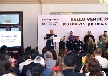 RECONOCEN EN TLALNEPANTLA A 100 LIDERES POR IMPULSAR ACCIONES EN FAVOR DEL MEDIO AMBIENTE