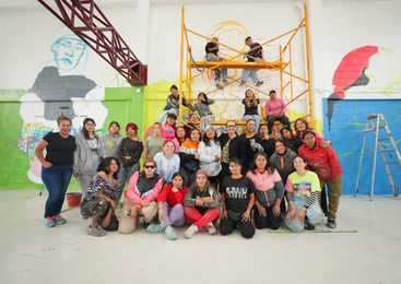 IMPULSA AZUCENA CISNEROS ARTE URBANO CON MURALES FEMENINOS EN EL NUEVO CENTRO LIBRE DE ECATEPEC