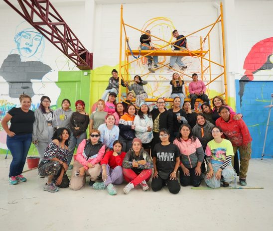 IMPULSA AZUCENA CISNEROS ARTE URBANO CON MURALES FEMENINOS EN EL NUEVO CENTRO LIBRE DE ECATEPEC