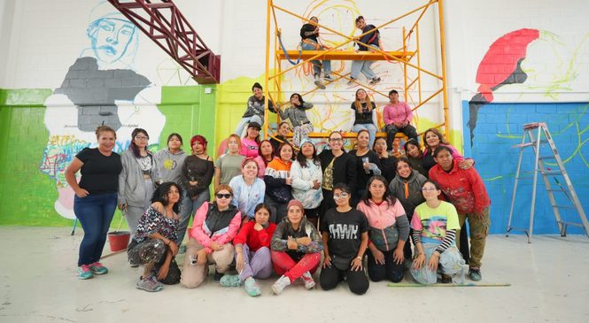 IMPULSA AZUCENA CISNEROS ARTE URBANO CON MURALES FEMENINOS EN EL NUEVO CENTRO LIBRE DE ECATEPEC